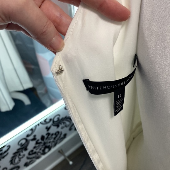 WHBM cream dress with black piping detail - Picture 6 of 10